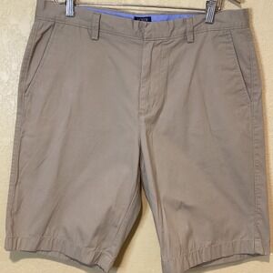 J Crew Factory 11" Rivington Khaki broken-in short Size 34W, 100% Cotton‎